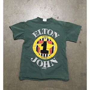 Vintage 90s Elton John The One Styled  By Gianni Versace T Shirt‎ Adult Medium